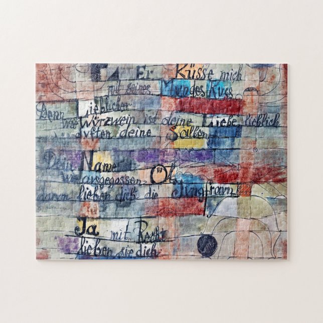 From the Song of Songs, Klee Jigsaw Puzzle (Horizontal)