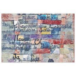 From the Song of Songs, Klee Tissue Paper