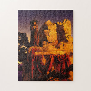 From the Story of Snow White, 1912 by Parrish Jigsaw Puzzle