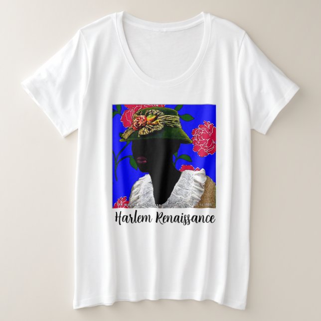 From the Streets of Harlem to Your Closet. Plus Size T-Shirt (Design Front)