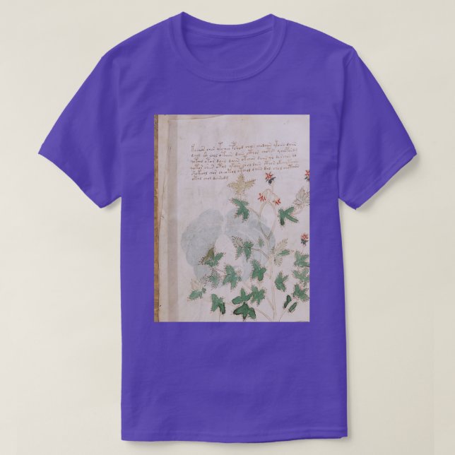 From the Voynich Manuscript T-Shirt (Design Front)