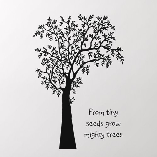 From Tiny Seeds Grow Mighty Trees Awesome Teacher Wall Decal
