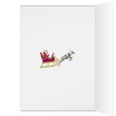 From us all, a gold effect Christmas card (Inside (Left))