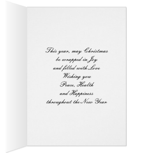 From us all, a gold effect Christmas card (Inside (Right))