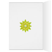 From us all, Easter card with yellow flowers (Inside (Left))