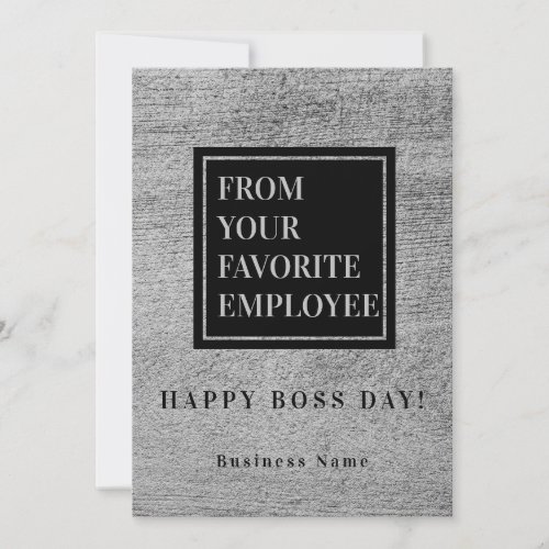 From your favorite employyee Funny  Thank You Card