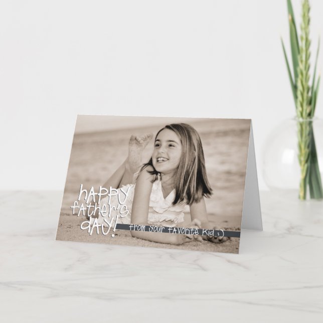 From your favorite kid! card (Front)