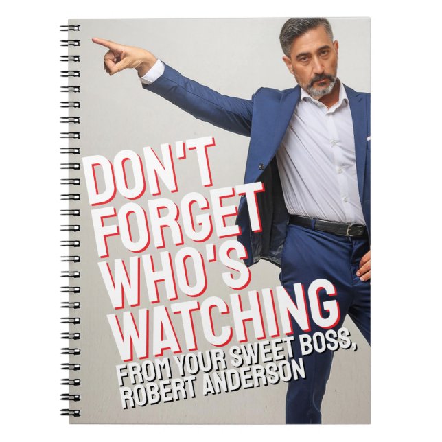 From Your Sweet Boss Notebook (Front)