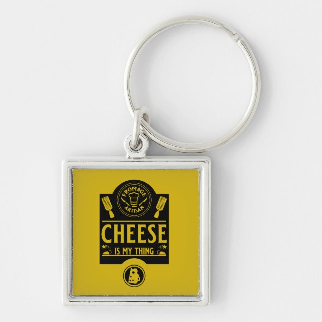 Fromage Artisan Keychain (Front)