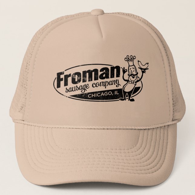 Froman Sausage co chicago illinois Trucker Hat (Front)