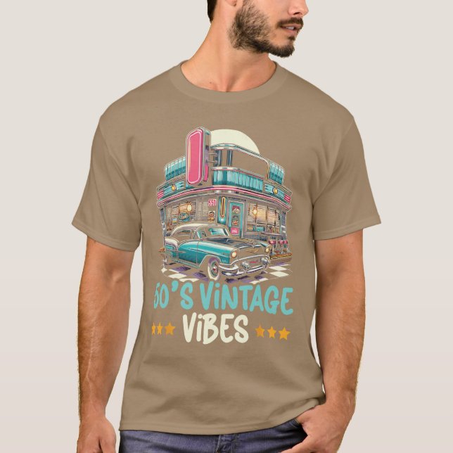 fromhe 50s Music 50s 1950 Party Fifties 50s girl v T-Shirt (Front)