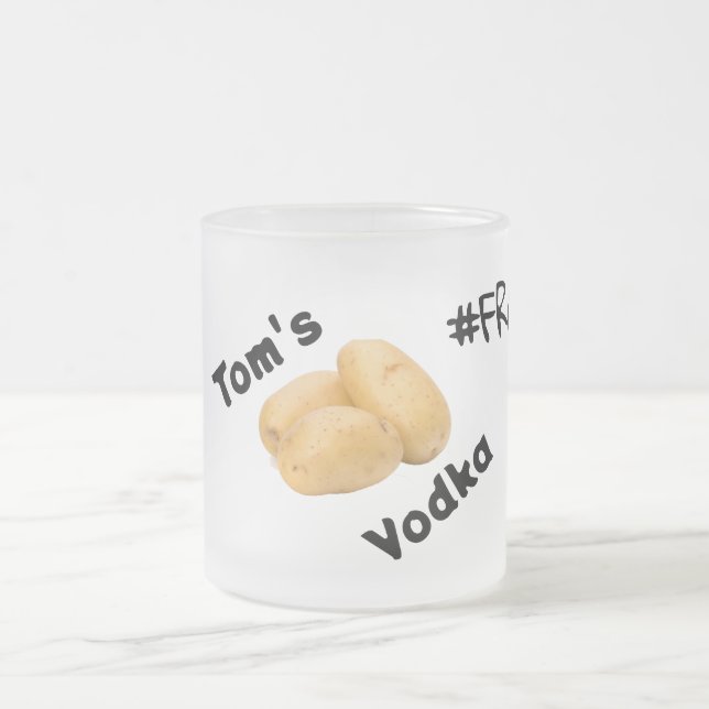 #FROMily From Fandom Korman Productions TOM  Frosted Glass Coffee Mug (Center)