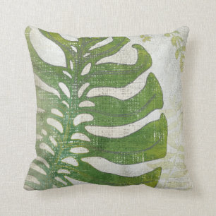 Frond III Throw Pillow