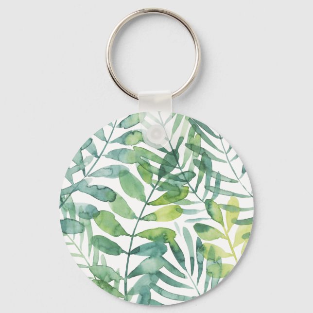 Frond Waltz - Palm Frond Leaves Keychain (Front)