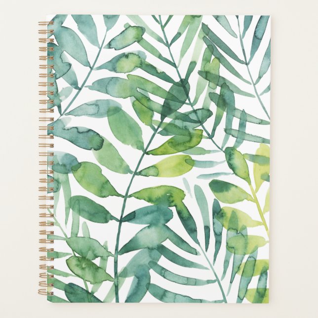 Frond Waltz - Palm Frond Leaves Planner (Front)
