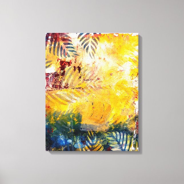 Fronds Canvas Print (Front)