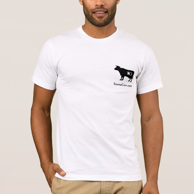 Front and Back Black logos T-Shirt (Front)