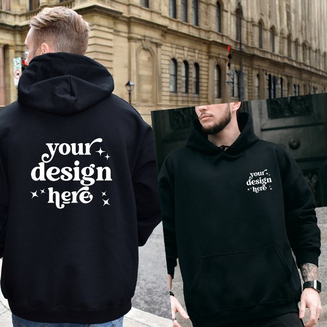 Front and Back Design Custom Logo Personalized Hoodie (Creator Uploaded)