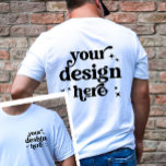 Front and Back Design Custom Logo Personalized  Tri-Blend Shirt<br><div class="desc">This Front and Back Design Custom Logo Personalized Tri-Blend Shirt offers a sleek and professional way to showcase your brand. Whether you're representing a company, a team, or a personal project, this shirt provides the perfect canvas for your custom logo design. With the option to add your logo on both...</div>