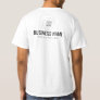 Front And Back Design Print Logo Staff Member Mens T-Shirt
