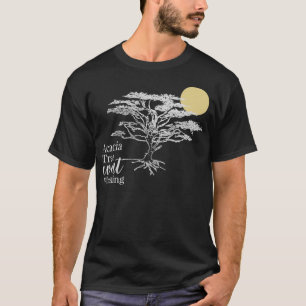 front and back design with logo and words T-Shirt