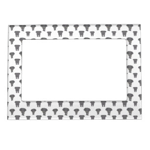 Front and Back Elephant Pattern African Animal Magnetic Frame