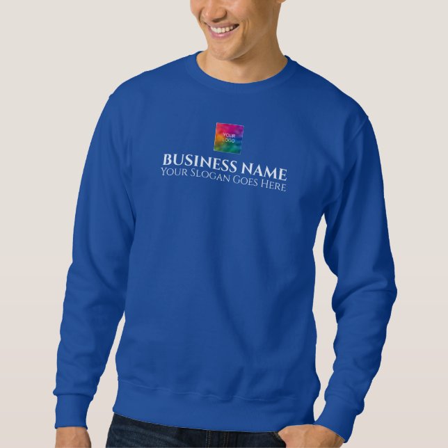 Front And Back Print Promotional Work Uniform Mens Sweatshirt (Front)