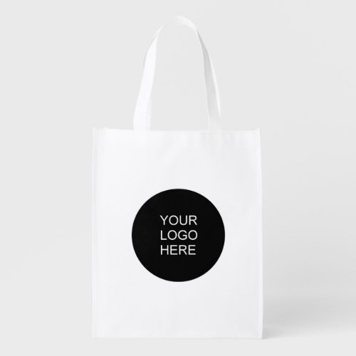 Front And Back Print Your Company Logo Here Grocery Bag
