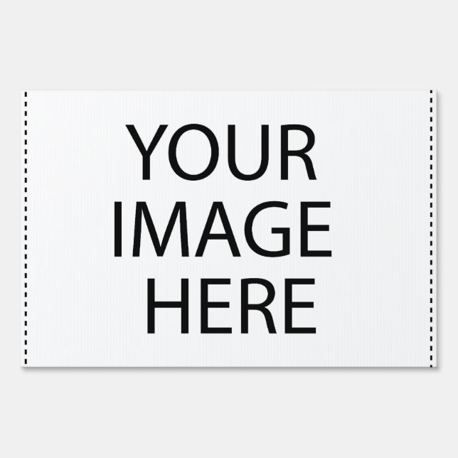 Front and Back Template Yard Sign (Back)