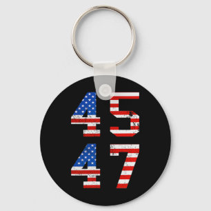 (front And Byck) Jesus Is My Savior Trump Is My Pr Keychain