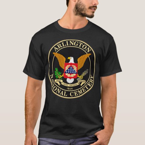 FRONT  BACK Arlington National Cemetery  T_Shirt
