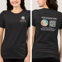 Front Back Custom Printed Logo & QR Code Business