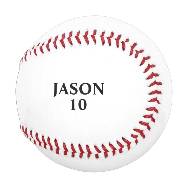 Front/Back - Player and Team Baseball (Front Right)