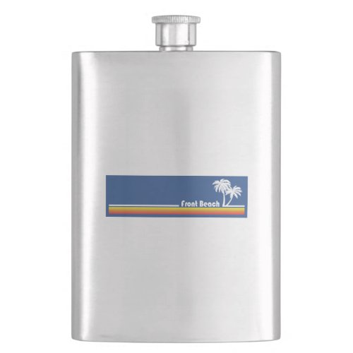 Front Beach South Carolina Flask