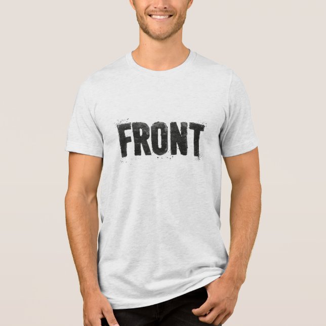 FRONT: Bold Minimalist Statement Tee (Front)