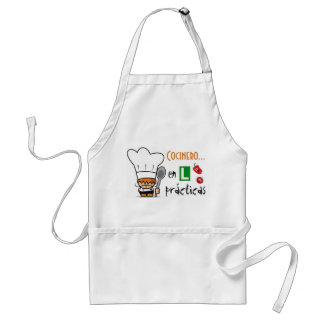 Front 'Cook...in Practice' Adult Apron