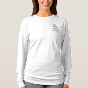 Front (corner) - Magical Horace Quote Long Sleeve  T-Shirt