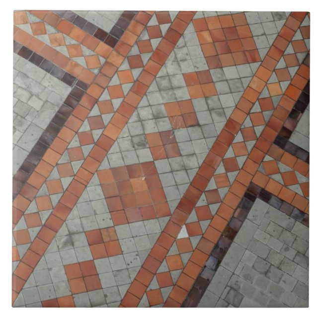 Front courtyard at National Basilica, Ecuador Tile (Front)