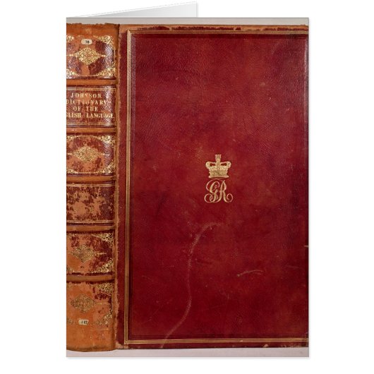 Front Cover of Johnson's Dictionary Cards (Front)
