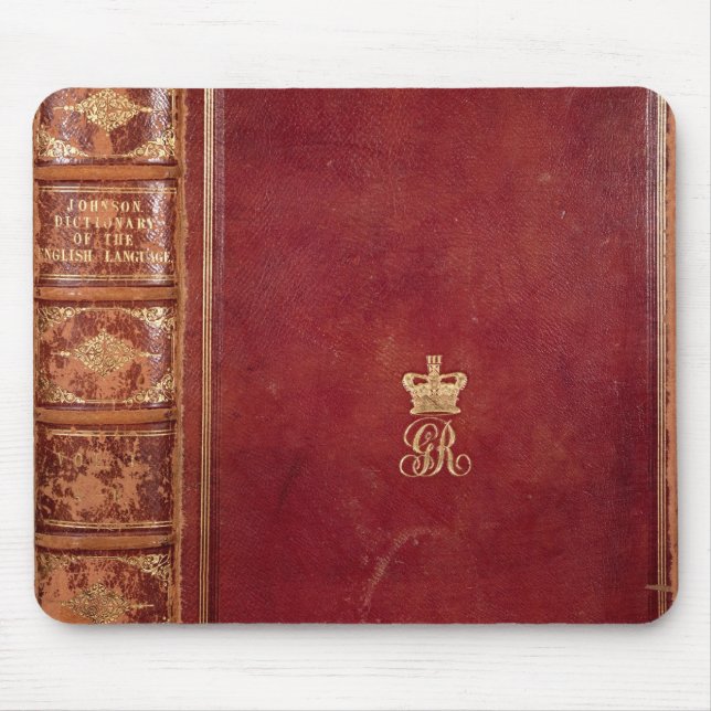 Front Cover of Johnson's Dictionary Mouse Pad (Front)