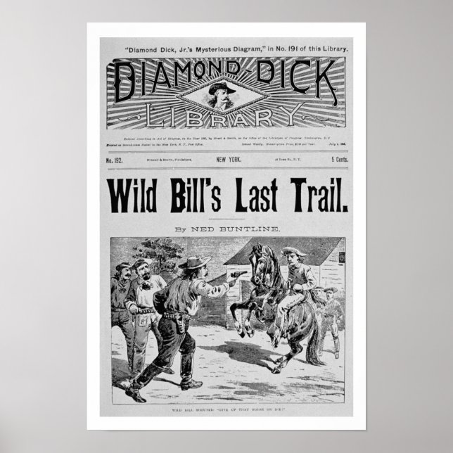 Front cover of 'Wild Bill's Last Trail', a Ned Bun Poster (Front)