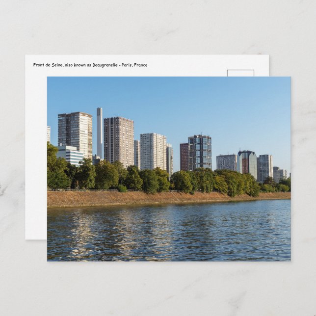 Front de Seine in Paris, France Postcard (Front/Back)