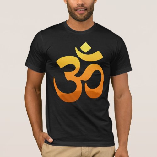 Front Design Om Mantra Meditation Yoga Mens T_Shirt