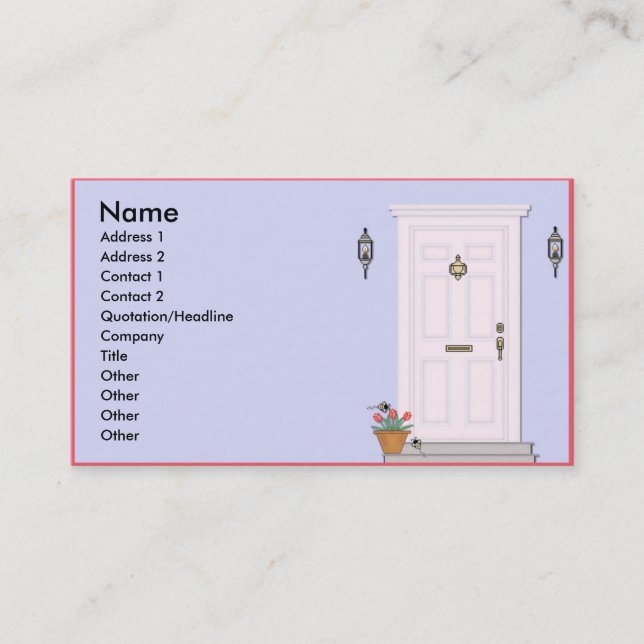Front Door Business Cards (Front)