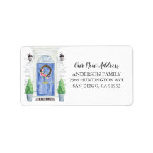 New address sticky labels