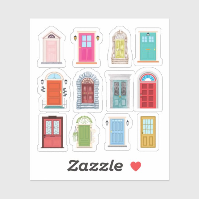 Front Door Stickers (Sheet)