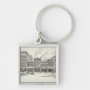 Front East side Pine and California Keychain