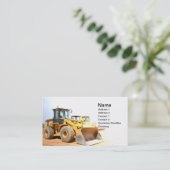 front end loader business card | Zazzle