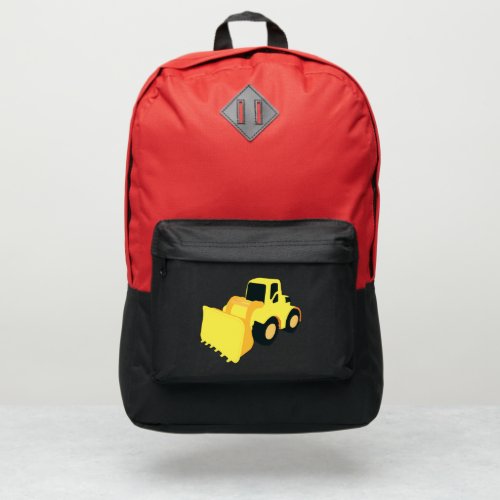 Front End Loader Construction Truck Port Authority Backpack
