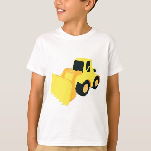 Front End Loader Construction Truck T_Shirt